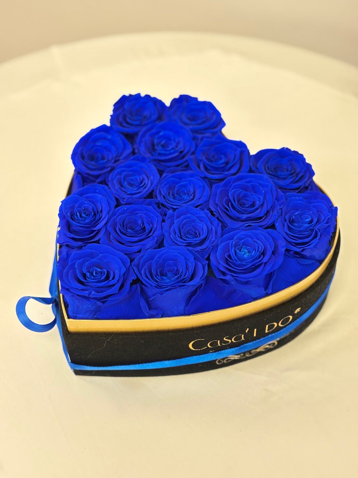 16 Preserved Roses Heart