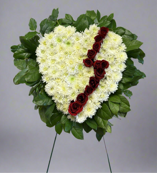 Broken Heart Standing Spray