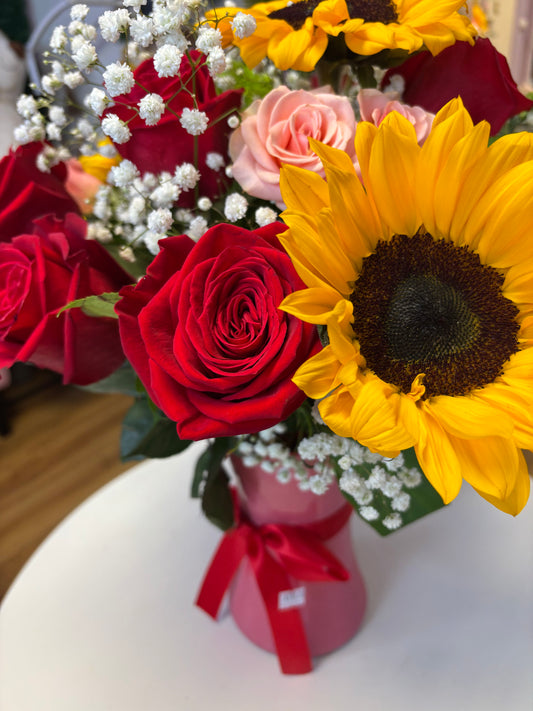 Sunset Vase Arrangement