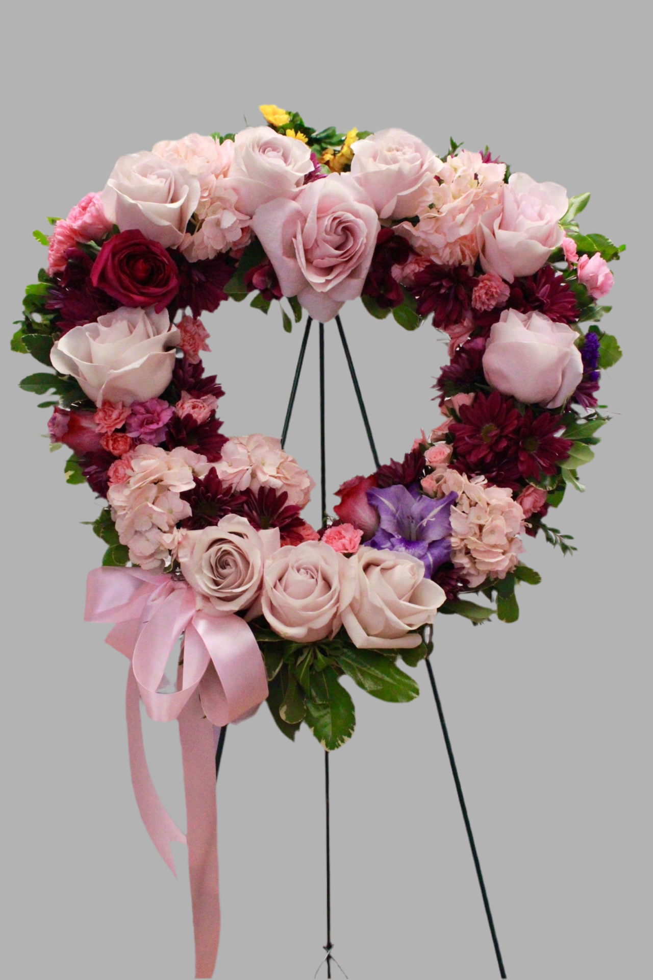 Lilac Standing Open Heart