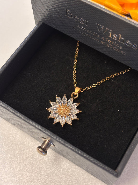 Sunflower Necklace Box