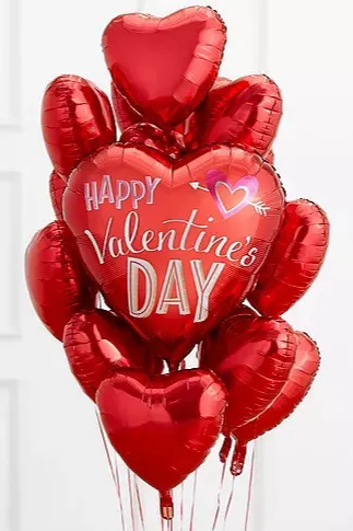 Valentine Balloon Bouquet