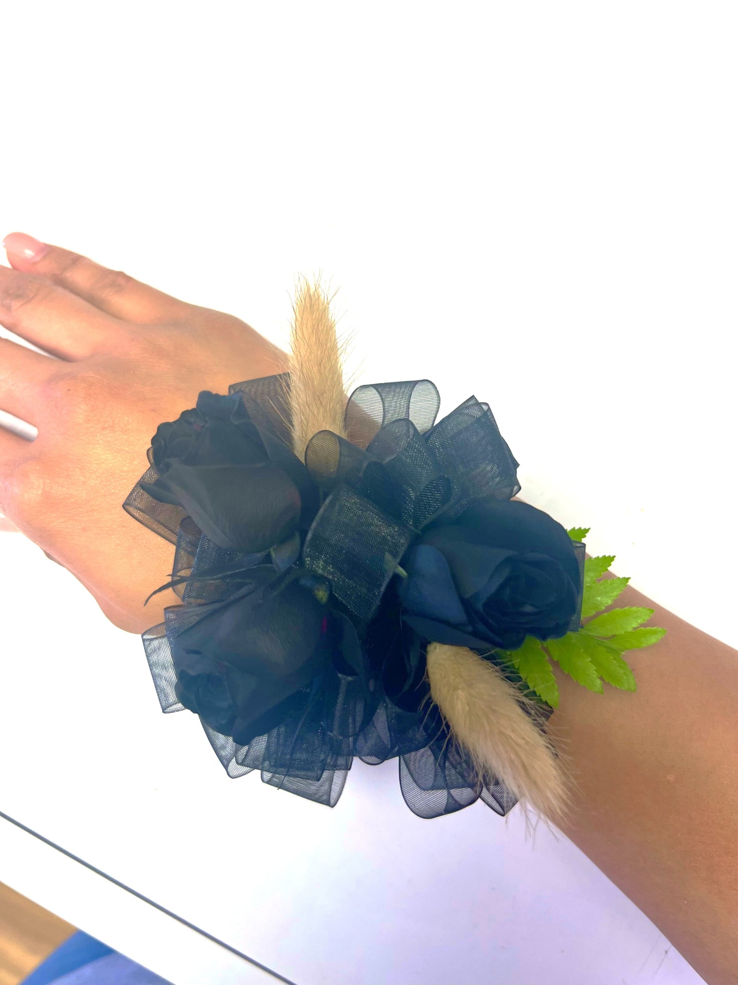 Black Prom Corsage