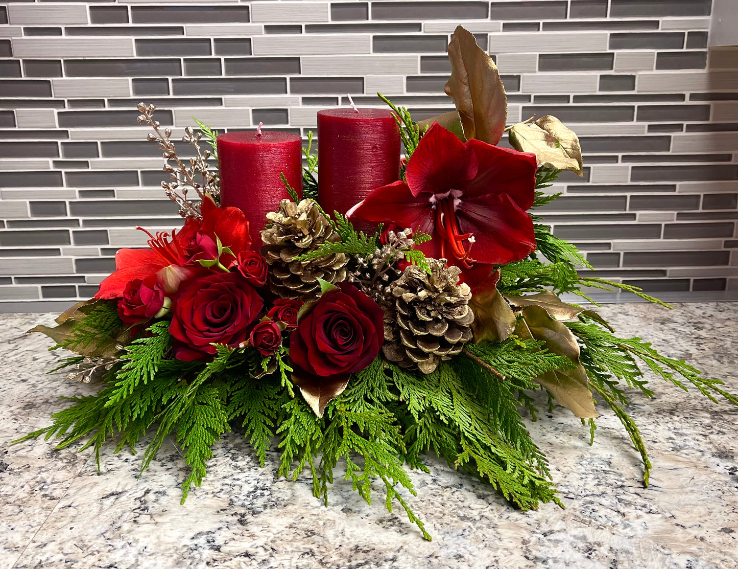 Christmas Carol Center Piece