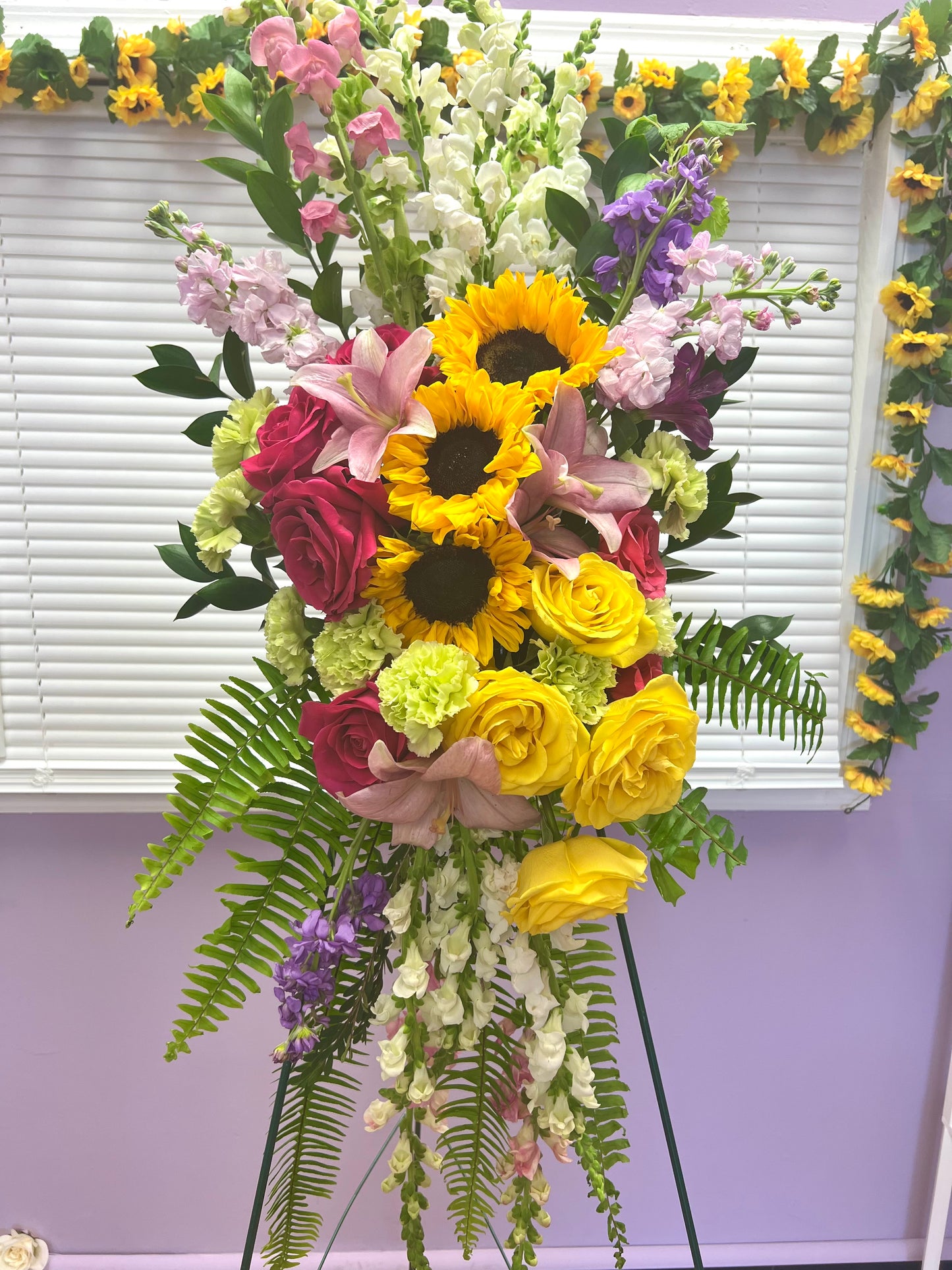 Cheerful Skies Standing Arrangement