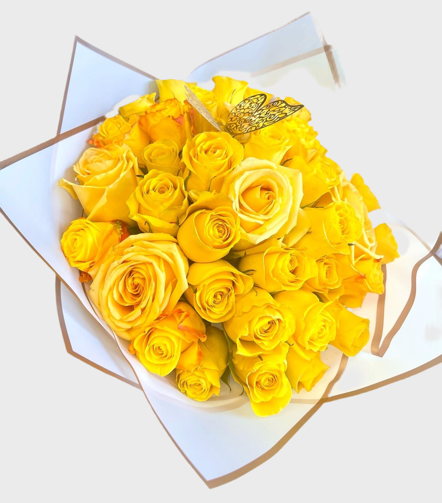 40 Yellow Roses Bouquet