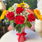 Sunset Vase Arrangement