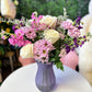 Violet Vase Arrangement