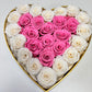 27 Preserved Roses Heart