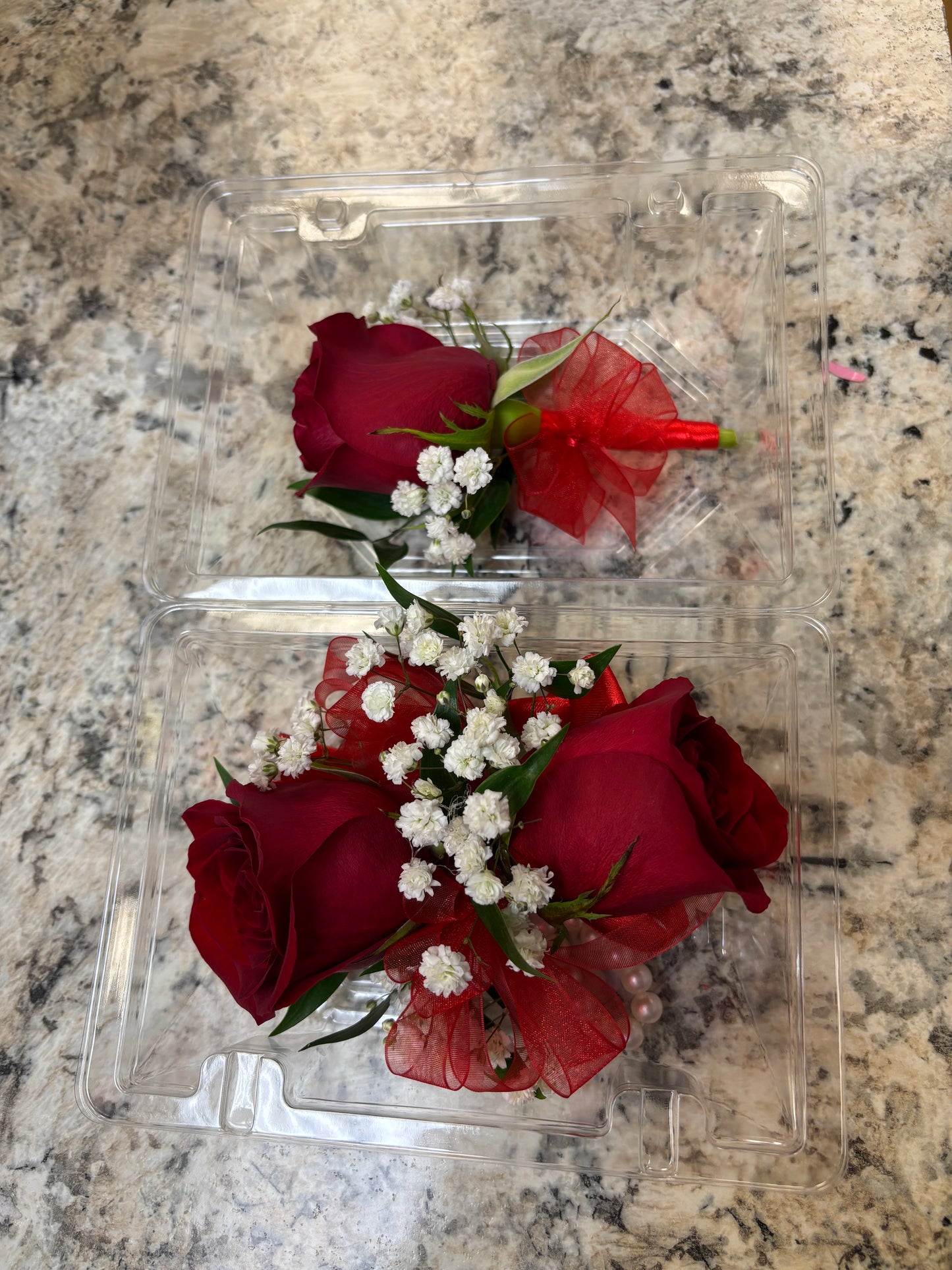 Corsage & Boutonniere Prom Set