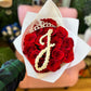 Baby's Breath Letter Bouquet