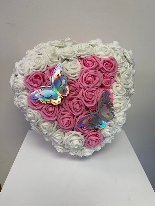 Artificial Roses Heart
