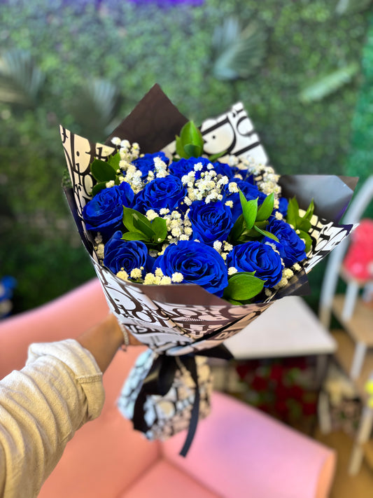 Blue Roses Bouquet