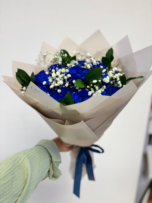 Blue Roses Bouquet