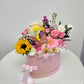Assorted Flowers Double Stack Heart (Best Seller)