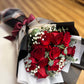 Dozen Roses Elegant Bouquet