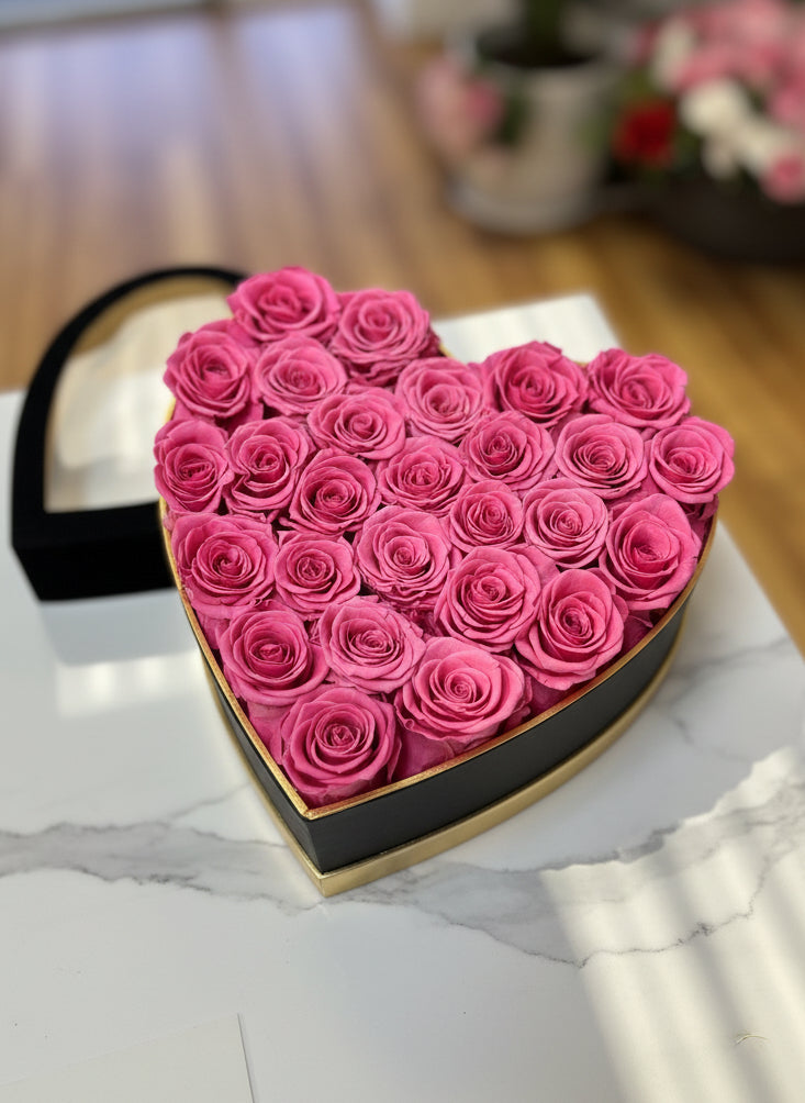 Preserved Roses Heart