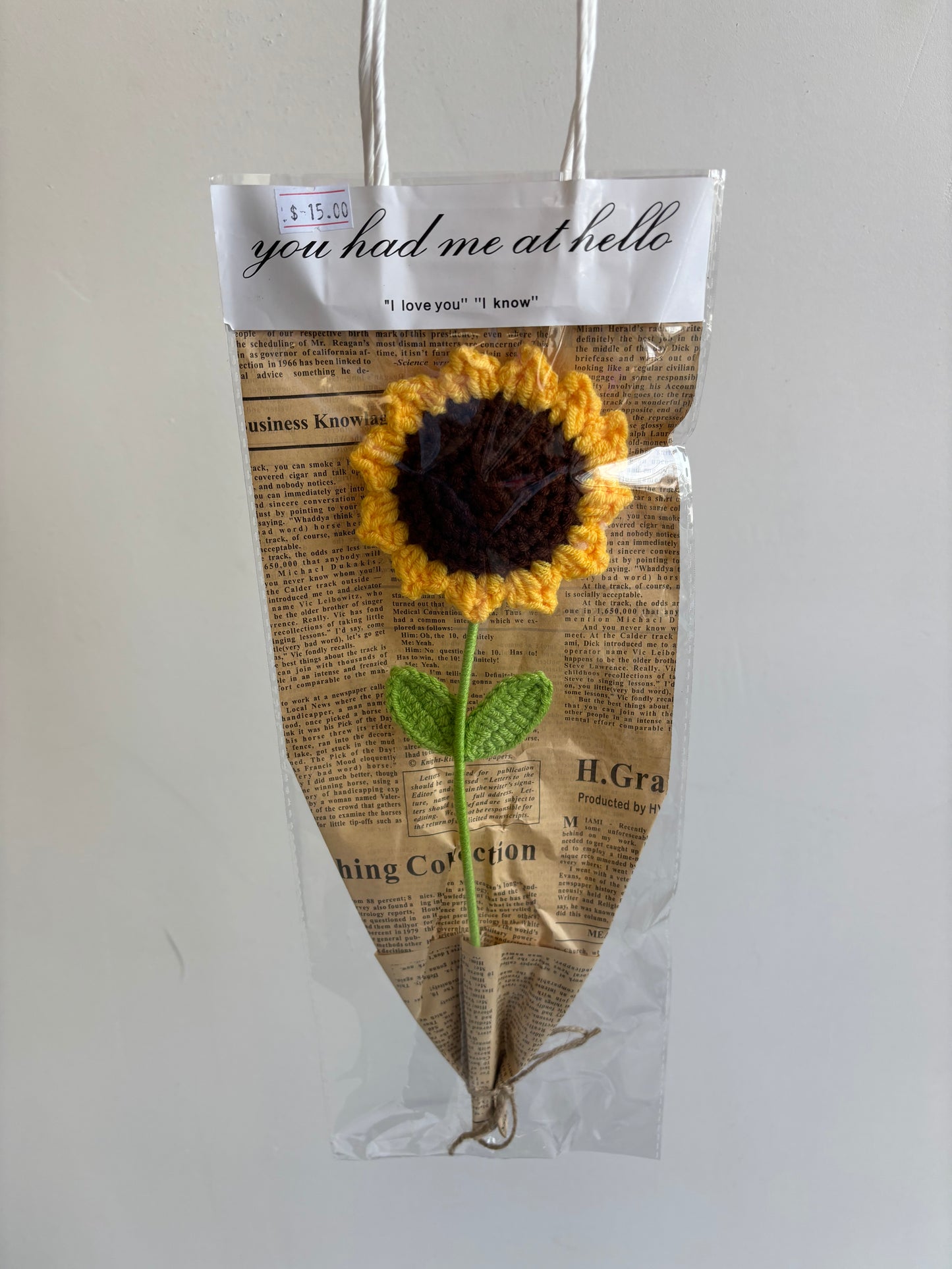 Crochet Sunflower