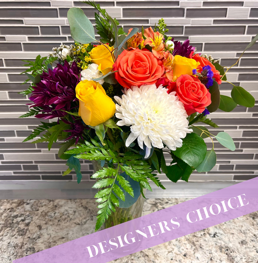 Designers Choice Vase Arrangement