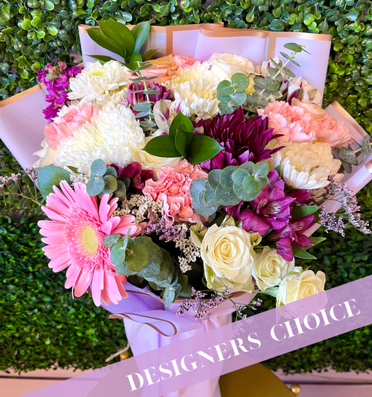 Designers Choice Wrapped Bouquet