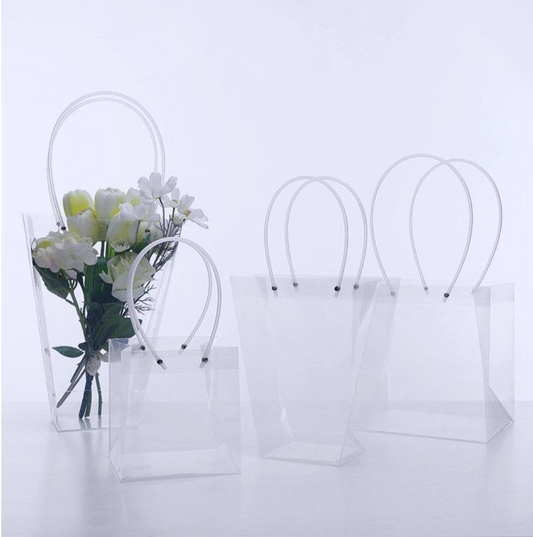 Clear Flower Tote Bag