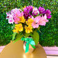 Rainbow Alstroemeria Vase Bouquet