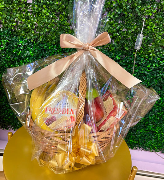 Fruits and Cheese Gourmet Basket