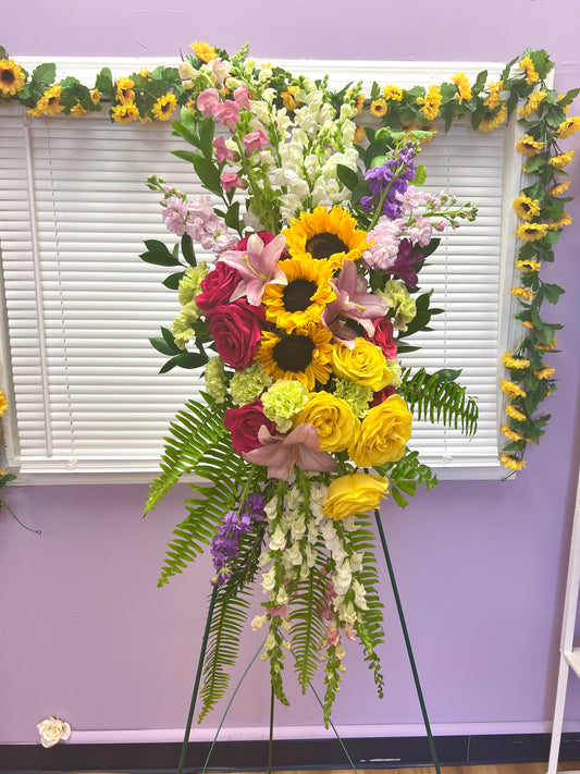 Cheerful Skies Standing Arrangement